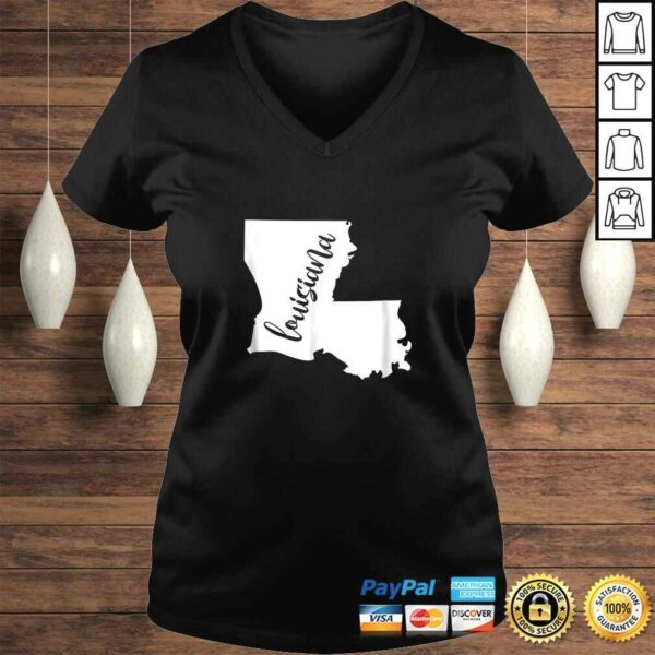 Louisiana Shirt Gift Women Men Kid Roots State Map Home Love