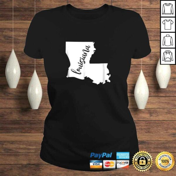 Louisiana Shirt Gift Women Men Kid Roots State Map Home Love