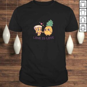 Love Cute Pride Pineapple Pizza Shirt 1