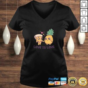 Love Cute Pride Pineapple Pizza Shirt 1 Love Cute Pride Pineapple Pizza Shirt 2