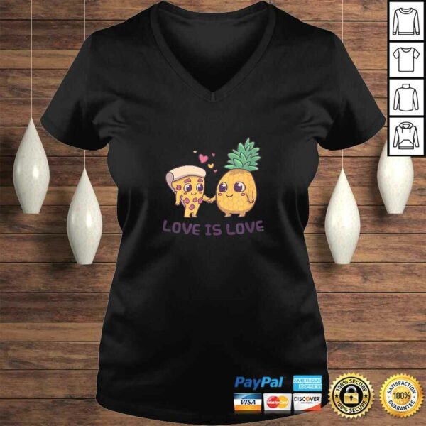 Love Cute Pride Pineapple Pizza Shirt