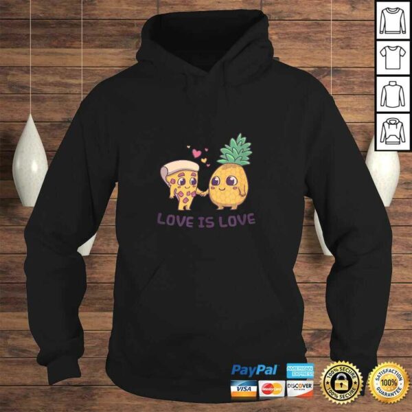 Love Cute Pride Pineapple Pizza Shirt