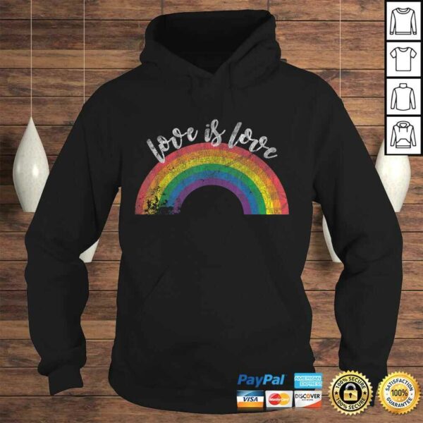 Love Is Love Shirt – Gay Pride Shirt Vintage Rainbow LGBTShirt