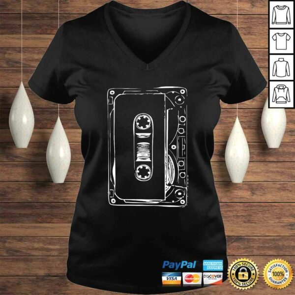 Love Retro Mixtape 80’s Blank Cassette Tape Shirt Gift