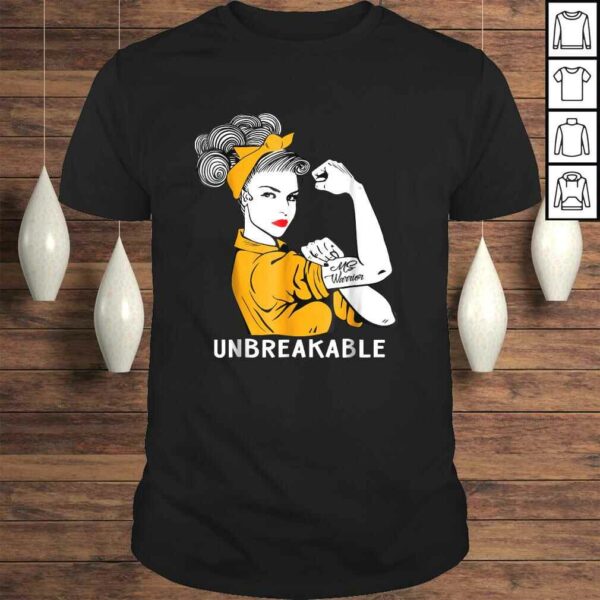 MS Warrior Unbreakable Shirt Multiple Sclerosis Awareness