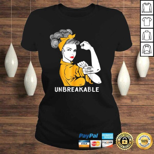 MS Warrior Unbreakable Shirt Multiple Sclerosis Awareness