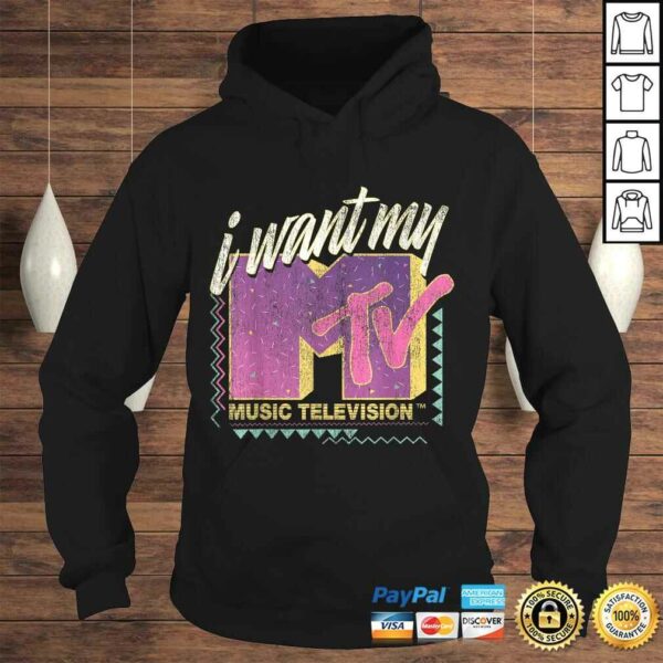 MTV I Want My MTV 90’s Retro Colorful Logo Graphic T-shirt