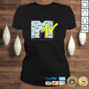 MTV Logo Alien Heads Tee T-Shirt 2 MTV Logo Alien Heads Tee T Shirt 3
