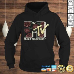 MTV Rose Floral Music Television Logo Pullover Hoodie 3 MTV Rose Floral Music Television Logo Pullover Hoodie 4