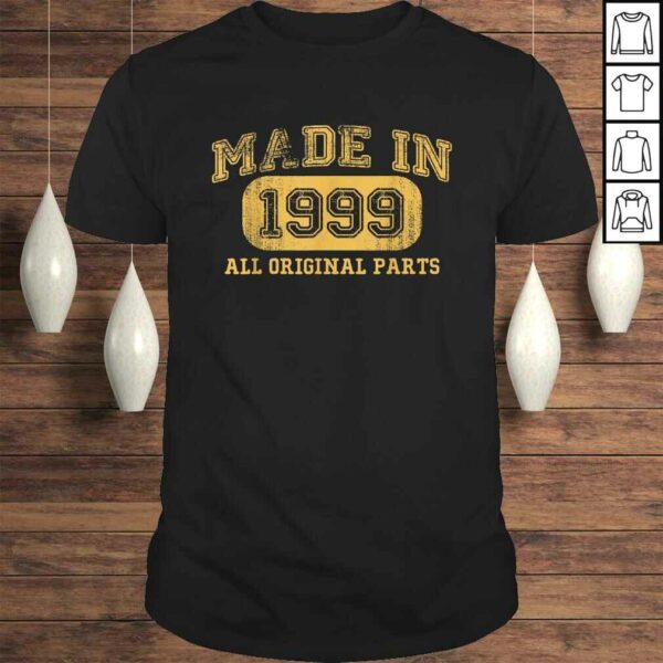 Made in 1999 Birthday gifts 21 Year old Birthday 21st Bday Tee Shirt