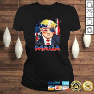 Maga Trump American Flag V-Neck T-Shirt 2 Maga Trump American Flag V Neck T Shirt 3