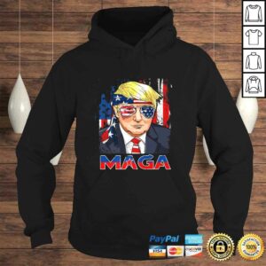 Maga Trump American Flag V-Neck T-Shirt 3 Maga Trump American Flag V Neck T Shirt 4