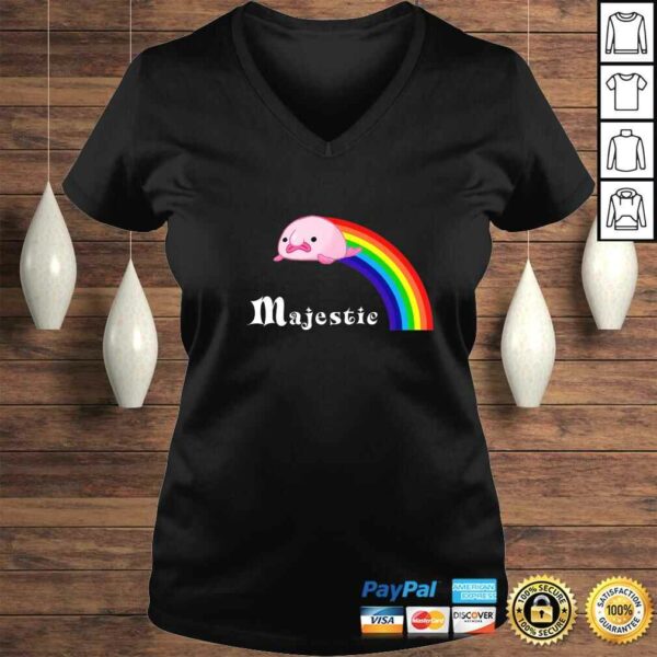 Majestic Blobfish Shirt. Funny Blobfish Rainbow Shirt Tee