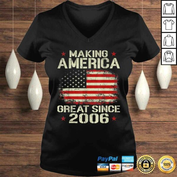 Making America Great Since 2006 Vintage Gifts 14th Birthday Gift TShirt