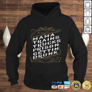 Mama Trains Trucks Prison Gettin Drunk Long Sleeve V-Neck T-Shirt 3 Mama Trains Trucks Prison Gettin Drunk Long Sleeve V Neck T Shirt 4