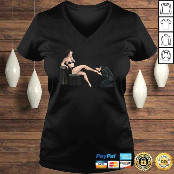 Man In Submission BDSM High Heel Sexy Lingerie Dominatrix TShirt