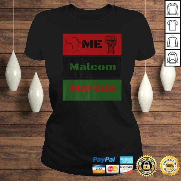 Marcus Malcolm for Red Black and Green African Fist Shirt