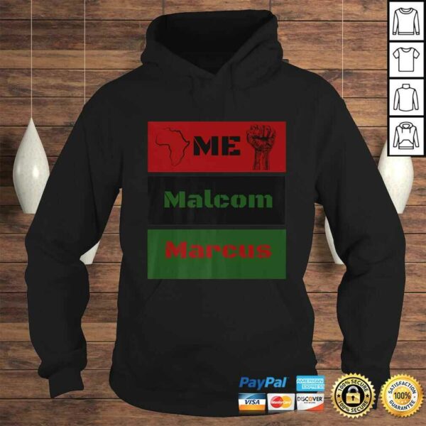 Marcus Malcolm for Red Black and Green African Fist Shirt