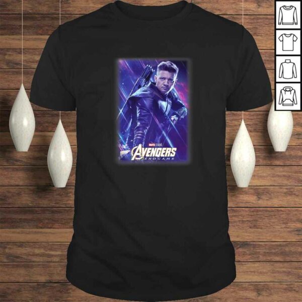 Marvel Avengers Endgame Hawkeye Galactic Poster Shirt