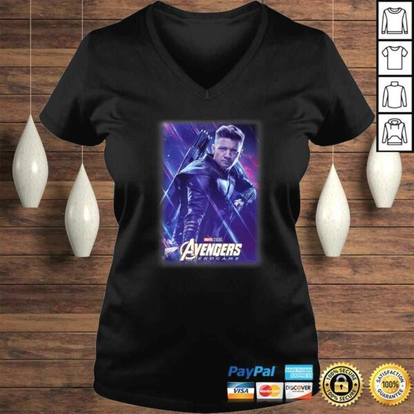 Marvel Avengers Endgame Hawkeye Galactic Poster Shirt