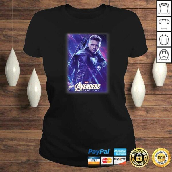 Marvel Avengers Endgame Hawkeye Galactic Poster Shirt