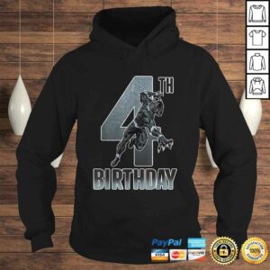 Marvel Black Panther Action Pose 4th Birthday Graphic Tee 3 Marvel Black Panther Action Pose 4th Birthday Graphic Tee 4