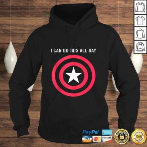 Marvel Captain America I Can Do This All Day Vintage Shield Shirt 4
