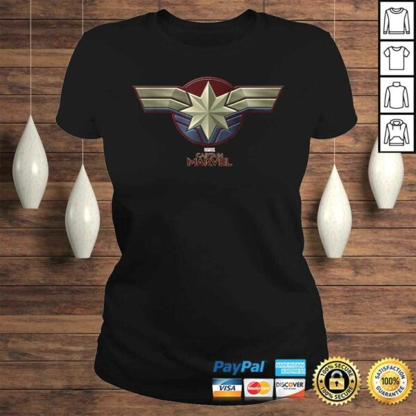 Marvel Captain Marvel Movie Chest Symbol Shirt