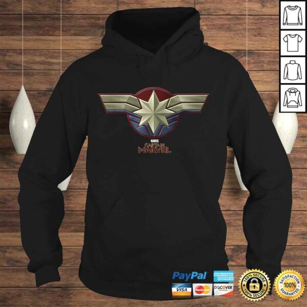 Marvel Captain Marvel Movie Chest Symbol Shirt