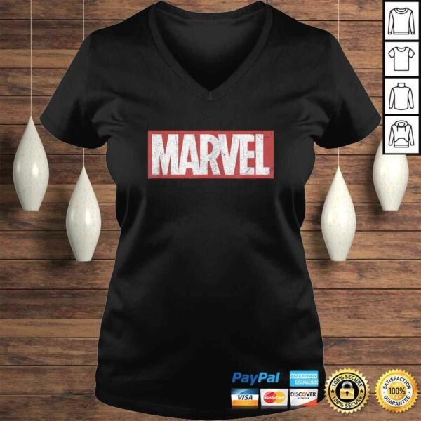 Marvel Classic Distressed Logo Graphic Shirt C2