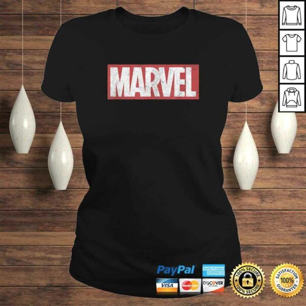 Marvel Classic Distressed Logo Graphic Shirt C2