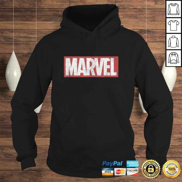 Marvel Classic Distressed Logo Graphic Shirt C2