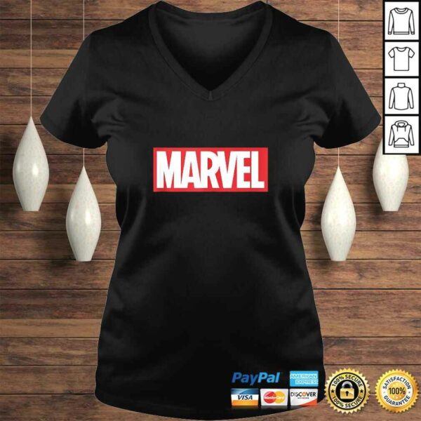 Marvel Classic Red Brick Logo Gift TShirt