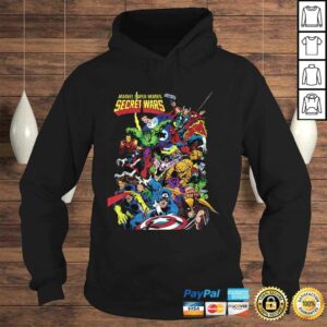 Marvel D23 Exclusive Secret Wars Franchise Hero Collage Tee Shirt 3 Marvel D23 Exclusive Secret Wars Franchise Hero Collage Tee Shirt 4