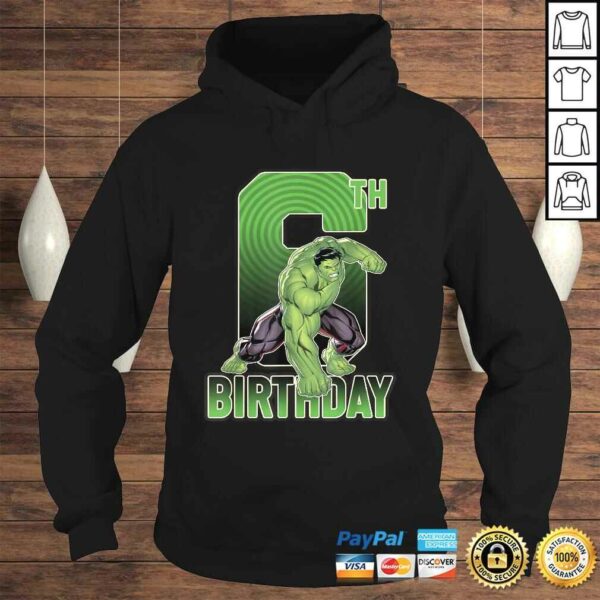 Marvel Hulk Smash 6th Birthday Graphic Gift Top