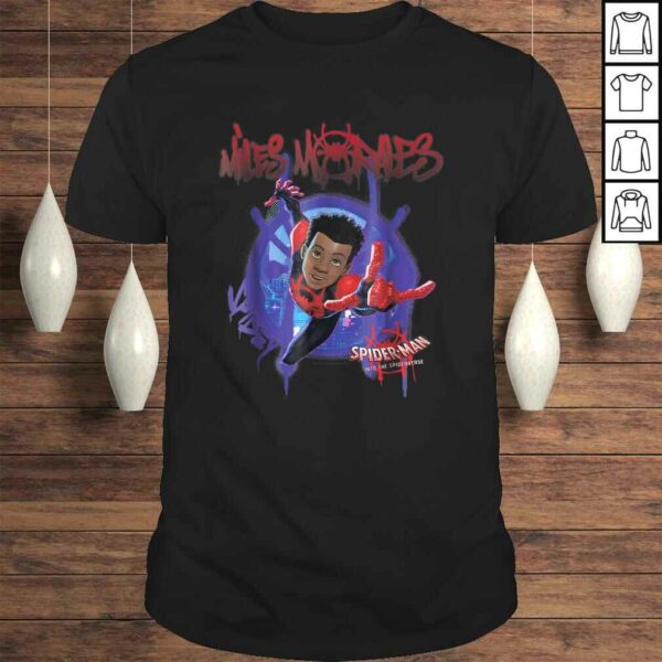 Marvel Spider-Man Spiderverse Miles Morales SplaTee Shirt