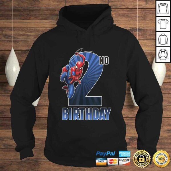 Marvel Spider-Man Swinging 2nd Birthday Graphic Tee Shirt