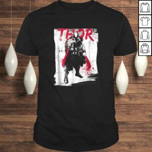 Marvel Thor Grunge Paint Splatter Graphic Gift Top Marvel Thor Grunge Paint Splatter Graphic Gift Top