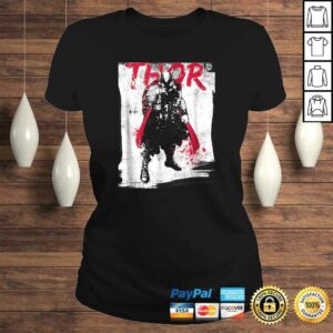Marvel Thor Grunge Paint Splatter Graphic Gift Top 3