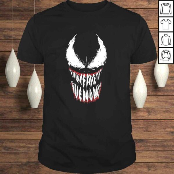 Marvel Venom We Are Venom Face Grin Shirt