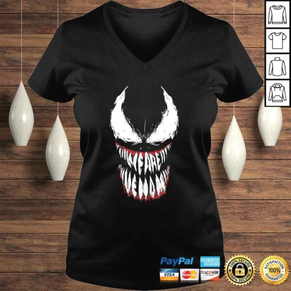 Marvel Venom We Are Venom Face Grin Shirt