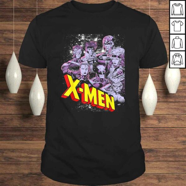 Marvel X-Men Vintage Team Retro Graphic Tee T-Shirt