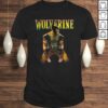 Marvel X-Men Wolverine Side Profile Logo Graphic Shirt