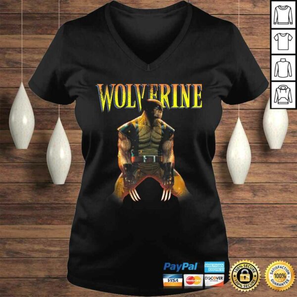 Marvel X-Men Wolverine Side Profile Logo Graphic Shirt