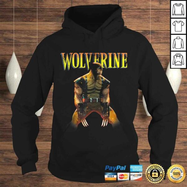 Marvel X-Men Wolverine Side Profile Logo Graphic Shirt