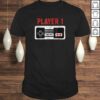 Matching Family Shirt Player 1 Video Game Gift Top