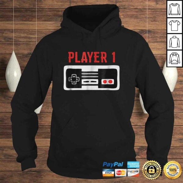 Matching Family Shirt Player 1 Video Game Gift Top