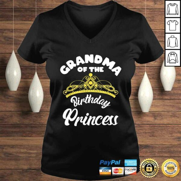 Matching Princess Birthday Grandma of Birthday Princess TShirt