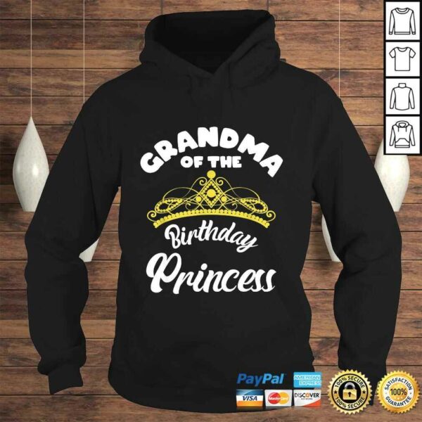 Matching Princess Birthday Grandma of Birthday Princess TShirt