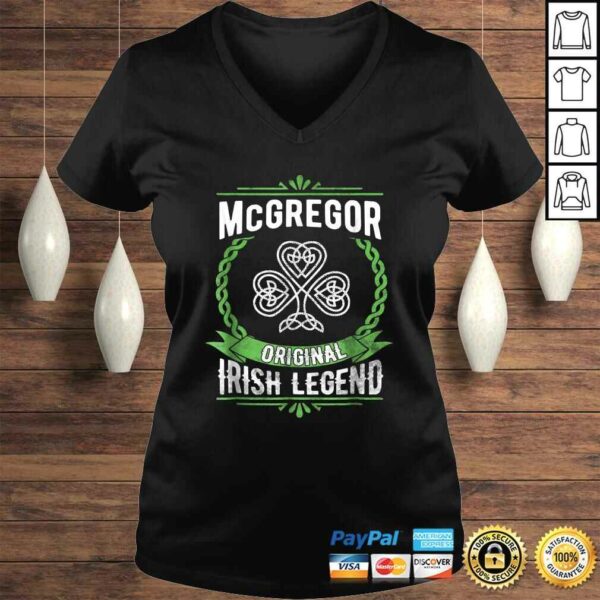 McGregor Name Shirt St Patricks Day Irish Legend Shamrock